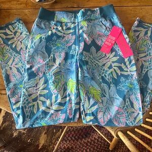 Floral Woman’s Bottoms xxs - Blue and Green